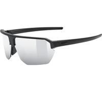 Uvex vectiv set - Gafas de deporte para adultos - 100% protección UVA, UVB y UVC - tintadas para realzar el contraste - black matt/mir.silver - one size