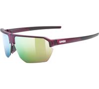 Uvex vectiv set - Gafas de deporte para adultos - 100% protección UVA, UVB y UVC - tintadas para realzar el contraste - cranberry tr.m/mir.rose - one size
