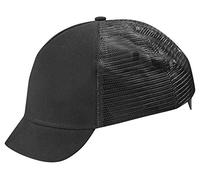 Uvex Gorra antigolpes con Visera Corta u-Cap Sport Vent Short Brim Unisex 60-63, Negro