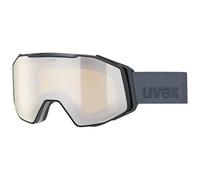 Uvex gravity FM Gafas de esquí, Adultos unisex, black matt/mirror platin, one size