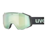 uvex gravity FM Gafas de esquí, Adultos unisex, oxid green matt/opal-clear, one size