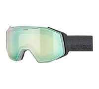 uvex gravity FM - Gafas de esquí para adultos - filtro categoría 2 - tintadas para realzar el contraste - oxid matt dl/opal-orang - one size