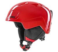 uvex heyya, Casco de esquí Infantil Ligero, Ajuste de Talla individualizado, ventilación optimizada, Fire Red, 51-55 cm