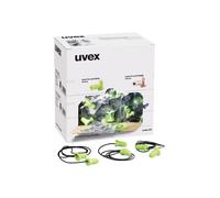 Uvex Hi-Com Cord Earplugs Grn Pk100 NUEVO