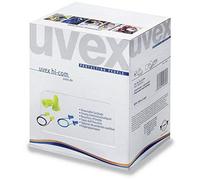 Uvex Hi-com Ohrstöpsel Minidispenserbox, 100 Paare, Unisex, Einheitsgröße, Limette