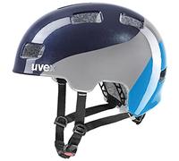 uvex hlmt 4, Casco Infantil Ligero, Ajuste de Talla individualizado, ventilación optimizada, Deep Space, Blue, 55-58 cm, 2024
