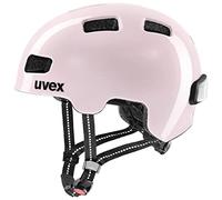 uvex hlmt 4 reflexx - Casco Ligero Infantil - Ajuste de Talla individualizado - Incluye luz LED - Powder - 55-58 cm