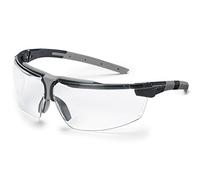 Uvex I-3 Supravision Plus - Gafas de protección, color negro y transparente