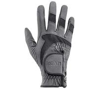 Uvex i-Performance 2, Guante de equitación Flexible Unisex, Resistente al Desgaste, ventilación óptima, Anthracite-Black, 6.5