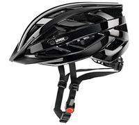 uvex i-Vo, Casco Todoterreno Ligero Unisex, Ajuste de Talla individualizado, luz LED Opcional, Black, 56-60 cm