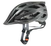 Uvex i-vo cc, casco de bicicleta, gris 52-57cm Black-Smoke Matt