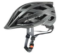 Uvex i-Vo CC - Casco polivalente Ligero para Mujeres y Hombres - Ajuste Individual - Ampliable con luz LED - Black-Smoke Matt - 56-60 cm