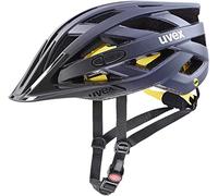 Uvex i-Vo CC MIPS - Casco polivalente Ligero para Mujeres y Hombres - Sistema MIPS - Ampliable con luz LED - Midnight - Silver Matt - 52-57 cm