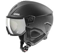 Uvex Instinct Visor, casco de esquí con visor, negro 56-58cm Black Matt
