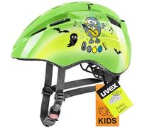 uvex Kid 2, Casco Infantil Ligero, Ajuste de Talla individualizado, luz LED Opcional, Green, 46-52 cm