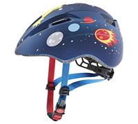 uvex Kid 2 CC, Casco Infantil Ligero, Ajuste de Talla individualizado, luz LED Opcional, Dark Blue Rocket Matt, 46-52 cm