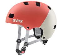uvex Kid 3 CC, Casco Infantil Robusto, Ajuste de Talla individualizado, ventilación optimizada, Grapefruit, Sand Matt, 55-58 cm
