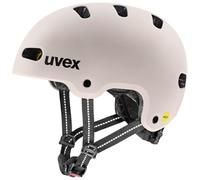 uvex Kid 4 Style MIPS - Casco de Bicicleta para niños, Color Gris cálido, Mate, 55-58 cm