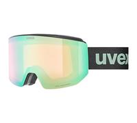 uvex lace ATTRACT - Gafas de esquí para adultos - filtro categoría 2 - tintadas para realzar el contraste - black dl/FM opal-oran - one size