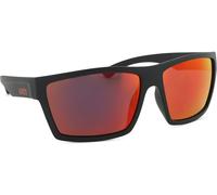 Uvex LGL 29, gafas de sol unisex, de espejo, filtro cat. 3, black matt/red, one size
