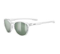 uvex LGL 53 - Gafas de Sol para adultos - fuerte protección UV - tintadas para realzar el contraste - transparent/green - one size