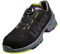 UVEX Low Shoe 65658 Boa S1 Size 51 PU W11, Zapatos de Seguridad y contra Incendios Unisex Adulto, Cal Negro, EU