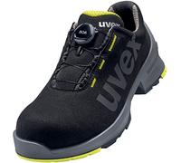 UVEX Low Shoe 65668 S2 Size 46 PU Sole W11, Zapatos de Seguridad y contra Incendios Unisex Adulto, Negro Lime, EU