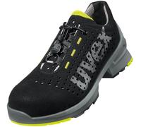 UVEX Low Shoe 65668 S2 Size PU Sole W11, Zapatos de Seguridad y contra Incendios Unisex Adulto, Negro Lime, 43 EU