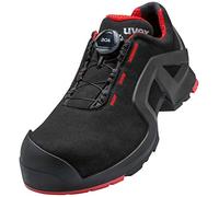 UVEX Low Shoe 65672 S3 Size 46 PU Sole W11, Zapatos de Seguridad y contra Incendios Unisex Adulto, Negro Rosso, EU