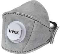 Uvex Máscara plegable Silv-Air Premium Ffp3 Flat Fold Flatfold 5320+ 15 piezas