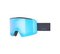 Uvex - Máscaras de esquí - Ignite FM Black Mirror Blue (S3) - Blanco Blanco one size