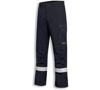 Uvex MFH - Pantalones de trabajo (retardante de llama, talla 56), color gris