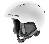 uvex Monte LT - Casco de esquí Robusto, Ligero y Elegante para Mujeres y Hombres con Ajuste de Talla Individual - Blanco Mate - 51-55 cm