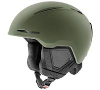 uvex Monte LT - Casco de esquí Robusto, Ligero y Elegante para Mujeres y Hombres con Ajuste de Talla Individual - Caqui Mate - 56-59 cm