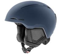 uvex Monte LT - Casco de esquí Robusto, Ligero y Elegante para Mujeres y Hombres con Ajuste de Talla Individual - Azul Dusk Mate - 56-59 cm