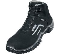 Uvex Motion Botas de estilo S2 69798 Negro, Plata (69798) 42 (Weite 11)