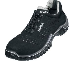 Uvex Motion Estilo Halbzapatos S1 69898 Negro, Plata (69898) 43 (Weite 11)