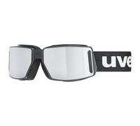 uvex mtn tour - Gafas de deporte para adultos - antivaho - tintadas para realzar el contraste - black matt/mir.silver - one size
