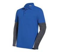 Uvex Nanoflex Modell 7438 Poloshirt, Anthrazit/Royalblau, M Grösse
