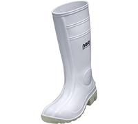 Uvex Nora Botas de Goma 94756 - Botas de Seguridad S5 SRC - Botas de Trabajo Blancas para señoras y Hombres - Calzado de Trabajo Alto e Impermeable con Puntera de Acero - Blanco - Talla 40