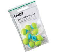 Uvex Oídorstapones X-Cap 2125351 Verde, Azul, Gris Snr 24 Db (21258)-L (60 piezas)