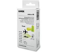 Uvex Oídorstapones X-Fit 2112133 Verde Snr 37 Db (21120)-M (15 piezas)