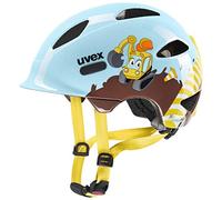 uvex OYO Style, Casco Infantil Ligero, Ajuste de Talla individualizado, luz LED Opcional, Digger Cloud, 45-50 cm