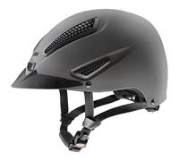 uvex perfexxion II, casco de equitación robusto unisex, ajuste de talla individualizado, ventilación óptima, anthracite matt, 55-58 cm