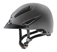 uvex perfexxion II, casco de equitación robusto unisex, ajuste de talla individualizado, ventilación óptima, anthracite matt, 52-55 cm