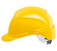 Uvex Pheos B-WR Safety Helmet - Ventilated Hard Hat for Construction Unisize Yel