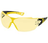 Uvex Pheos CX 2 - Gafas de Seguridad Amarillos - Protección Laboral - Antiarañazos y Antivaho (Anti-UV)
