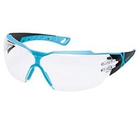Uvex Pheos CX2 - Gafas de seguridad para minoristas, color negro y azul