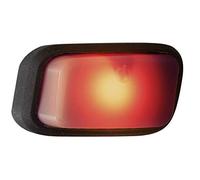 uvex plug-in LED XB054 luz, compatible con modelos uvex hlmt 4, uvex city 4 y uvex minime, luz fija o intermitente, black-red, one size