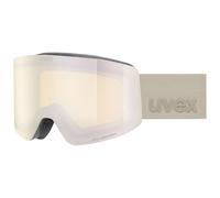 Uvex provoqe FM Gafas de esquí, Adultos unisex, black matt/mirror platin, one size